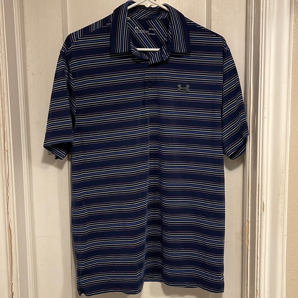 Under Armour heatgear golf shirt men s large